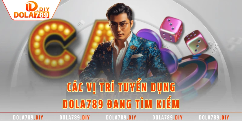 Các vị trí tuyển dụng DOLA789 đang tìm kiếm